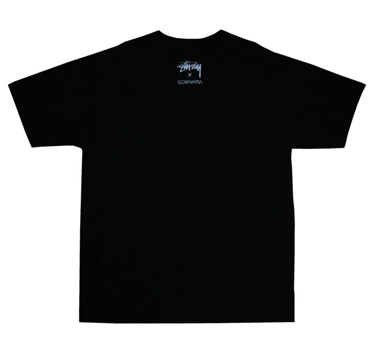 Tシャツ・カットソー Stussy Rollers T-Shirt Black STUSSY ROLLERS BLACK TEE